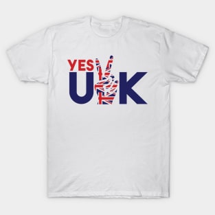 Yes UK - British Pride Theme T-Shirt